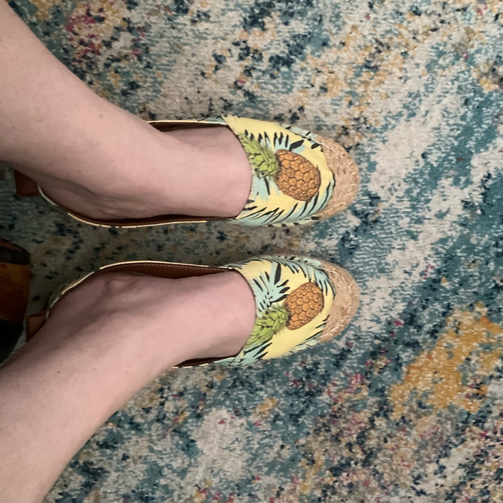 Pineapple Print Espadrilles